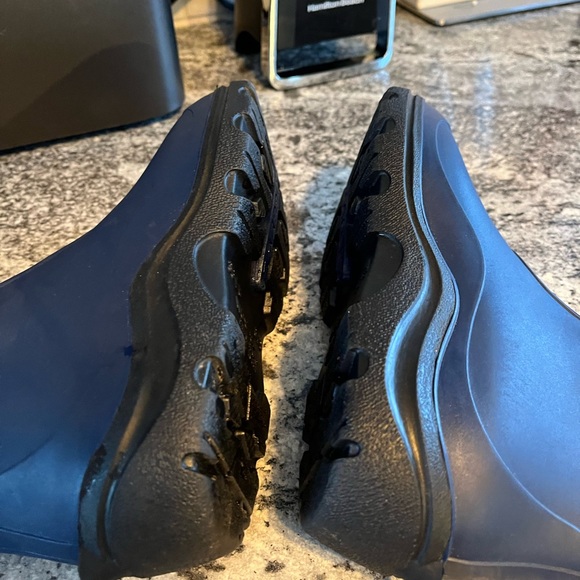 Sloggers Womens Rubber Ankle Gardening Rain Boots Booties Navy Blue US 6/EUR 36 - Picture 6 of 9